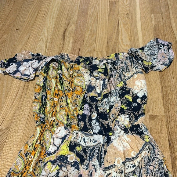 FREE  PEOPLE | Floral Wide Leg Jumpsuit - Picture 2 of 6